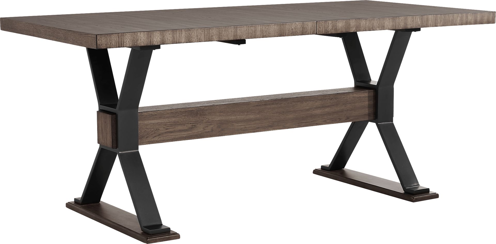 Hazelnut Woods Brown 6 Pc Counter Height Dining Room with Upholstered Stools - Image 2
