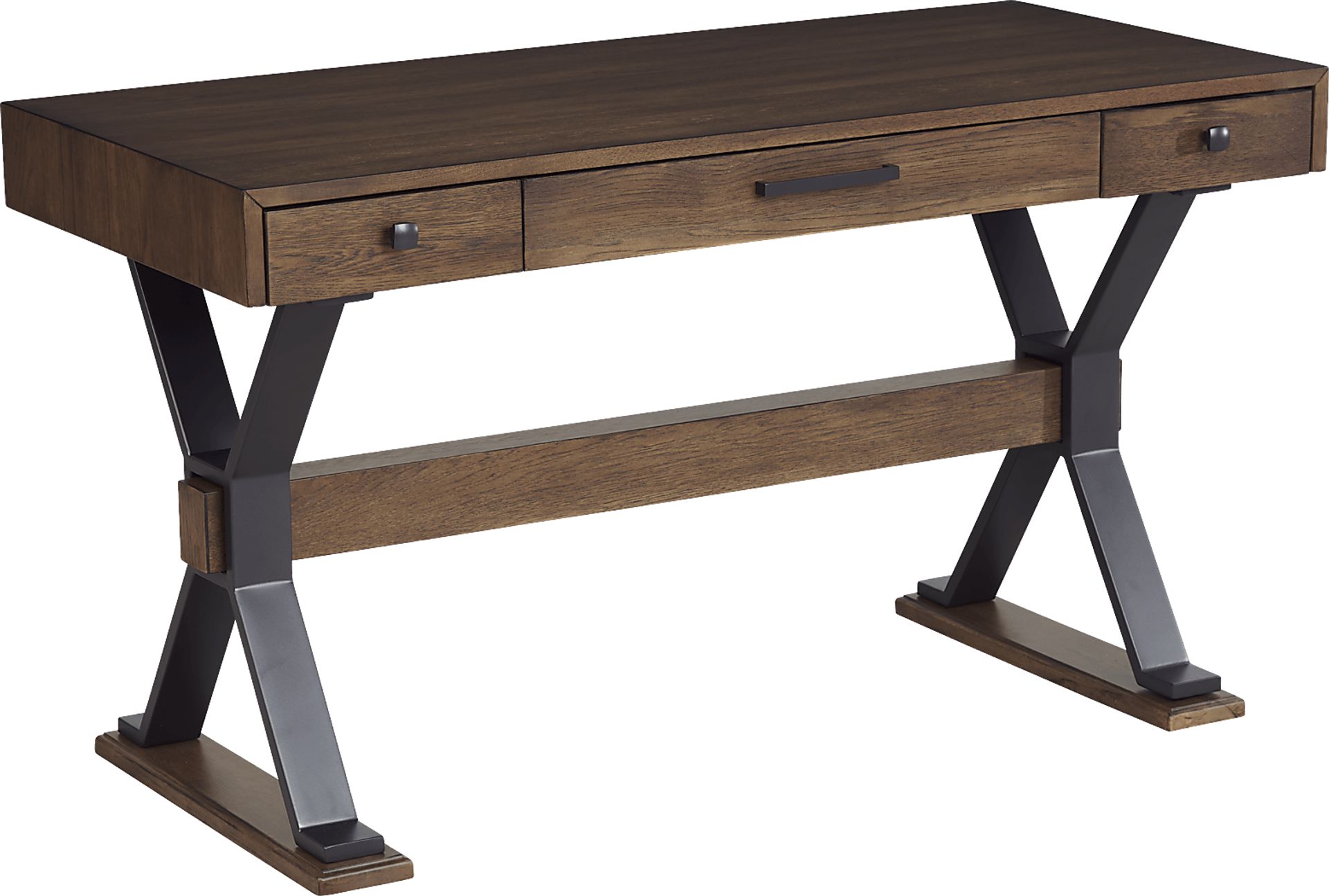 Hazelnut Woods Brown Desk - Image 2