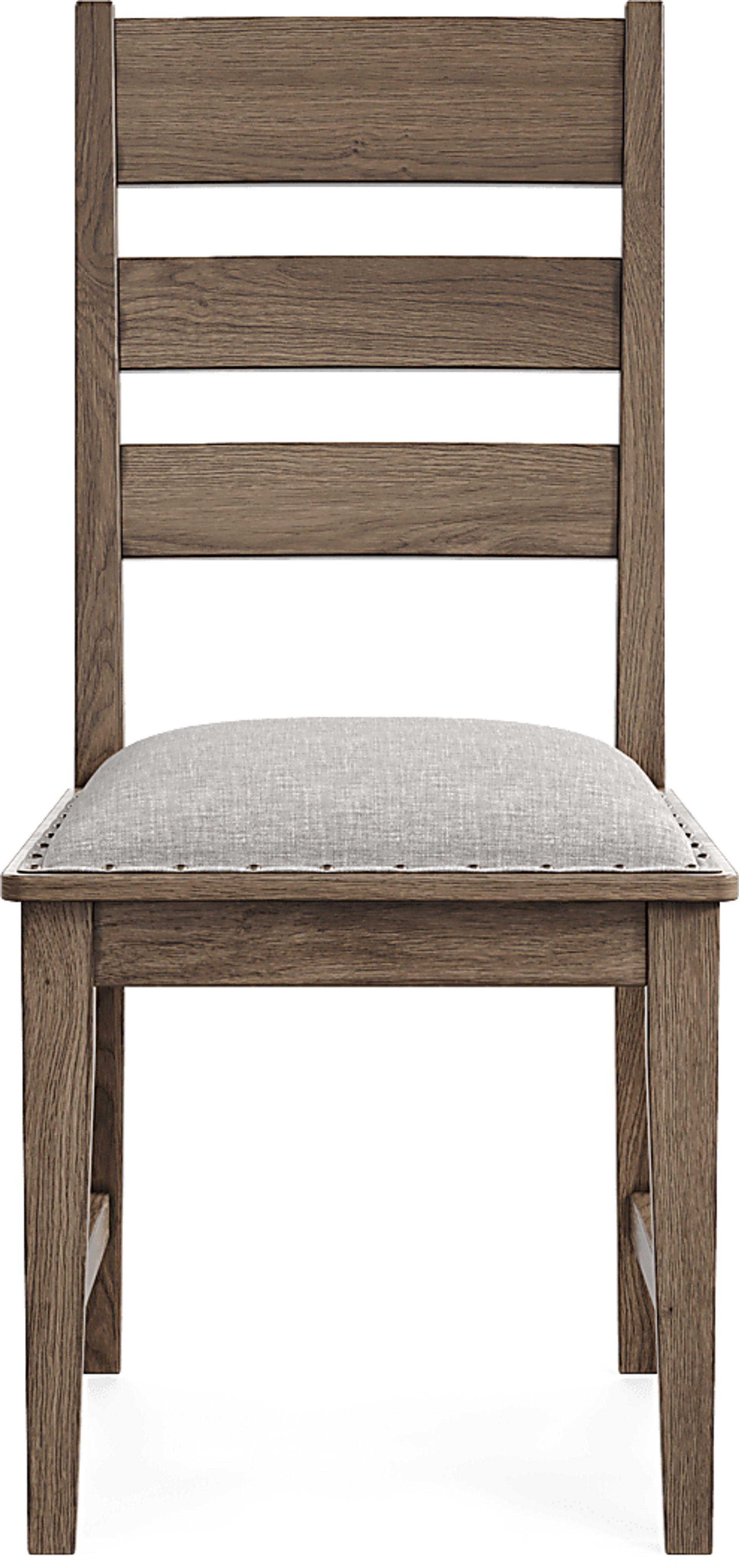 Hazelnut Woods Brown 5 Pc Dining Room with Ladder Back Chairs - Image 9