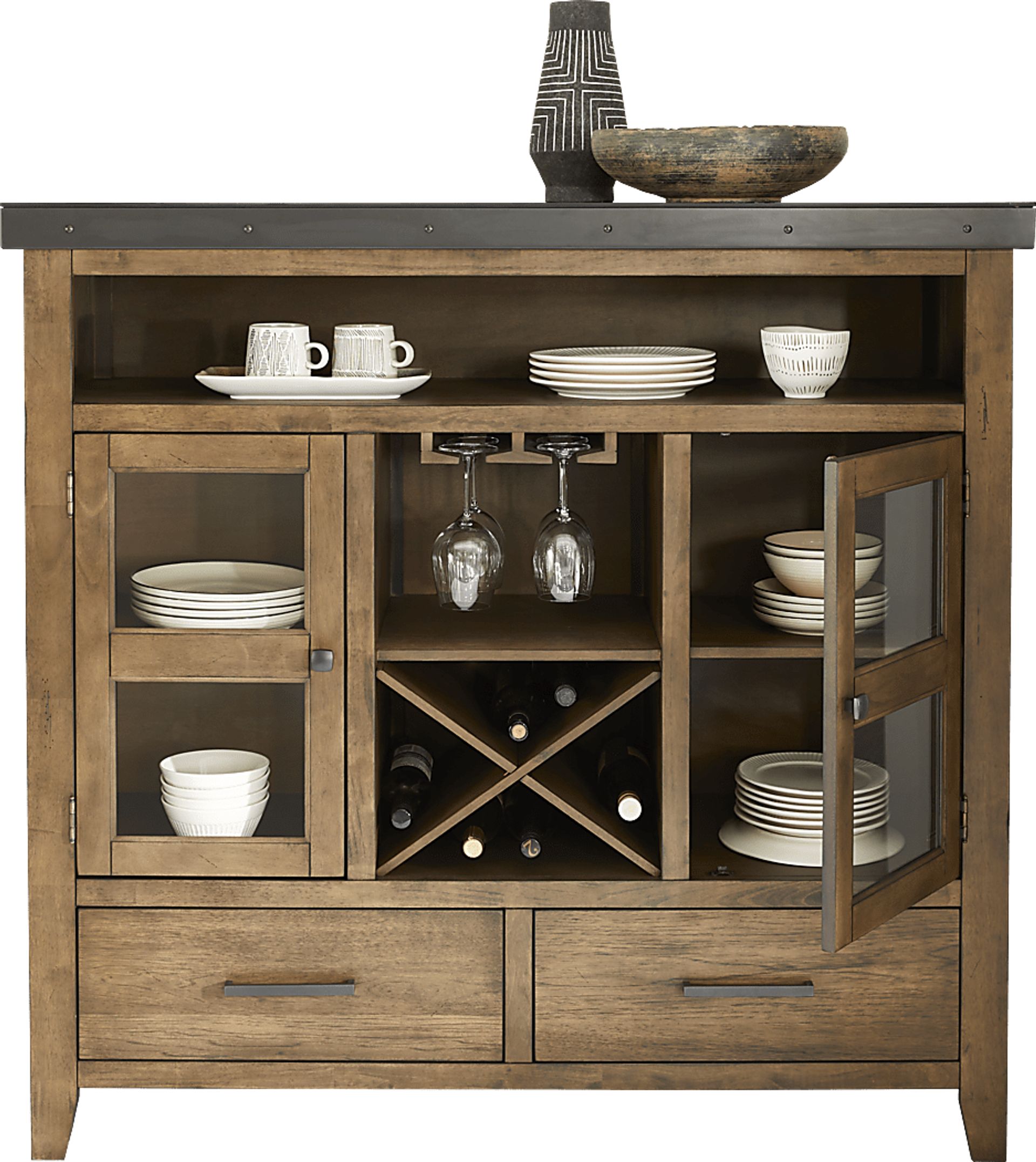 Hazelnut Woods Brown Server - Image 4