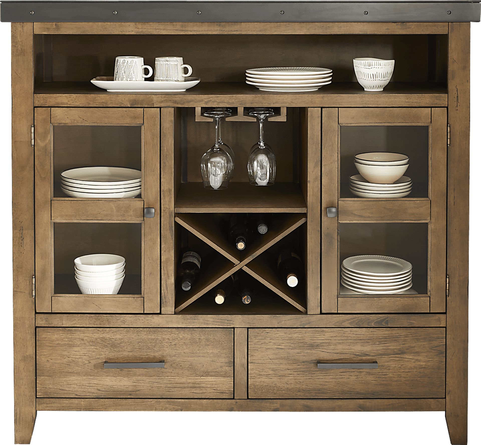Hazelnut Woods Brown Server - Image 1
