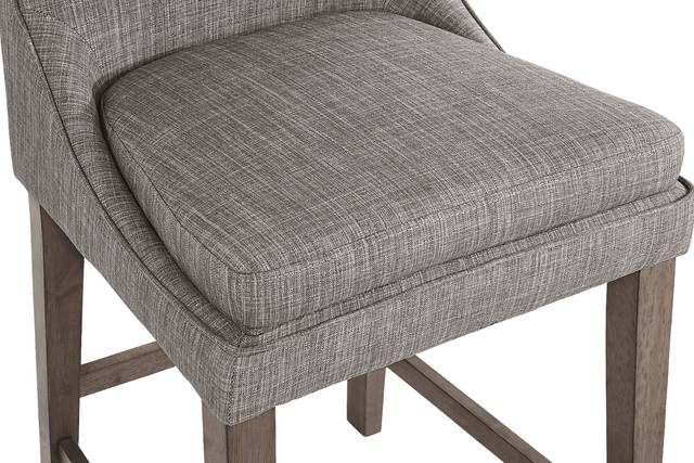 Hazelnut Woods 5 Pc Brown Counter Height Dining Room with Upholstered Stools - Thumbnail - Image 6