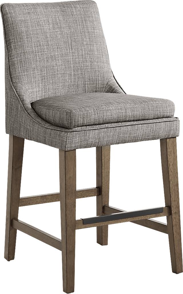 Hazelnut Woods 5 Pc Brown Counter Height Dining Room with Upholstered Stools - Thumbnail - Image 4