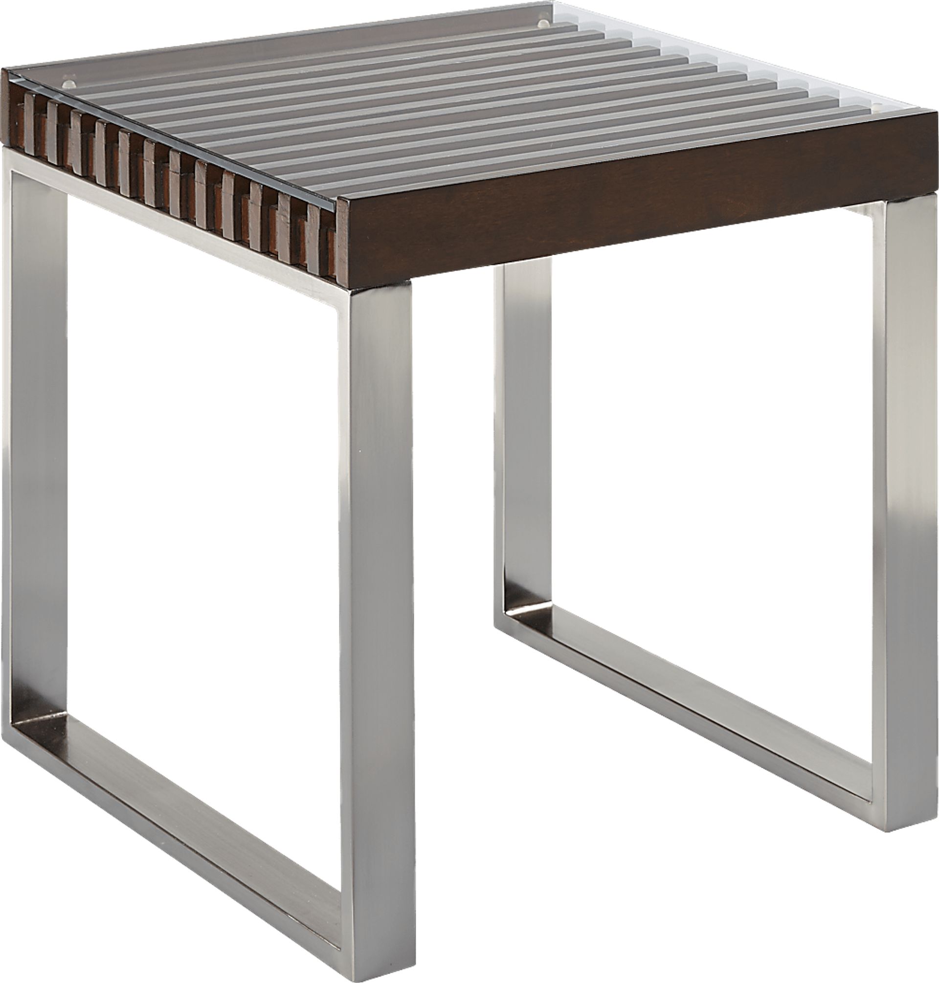 Hazelton Chocolate End Table - Image 1