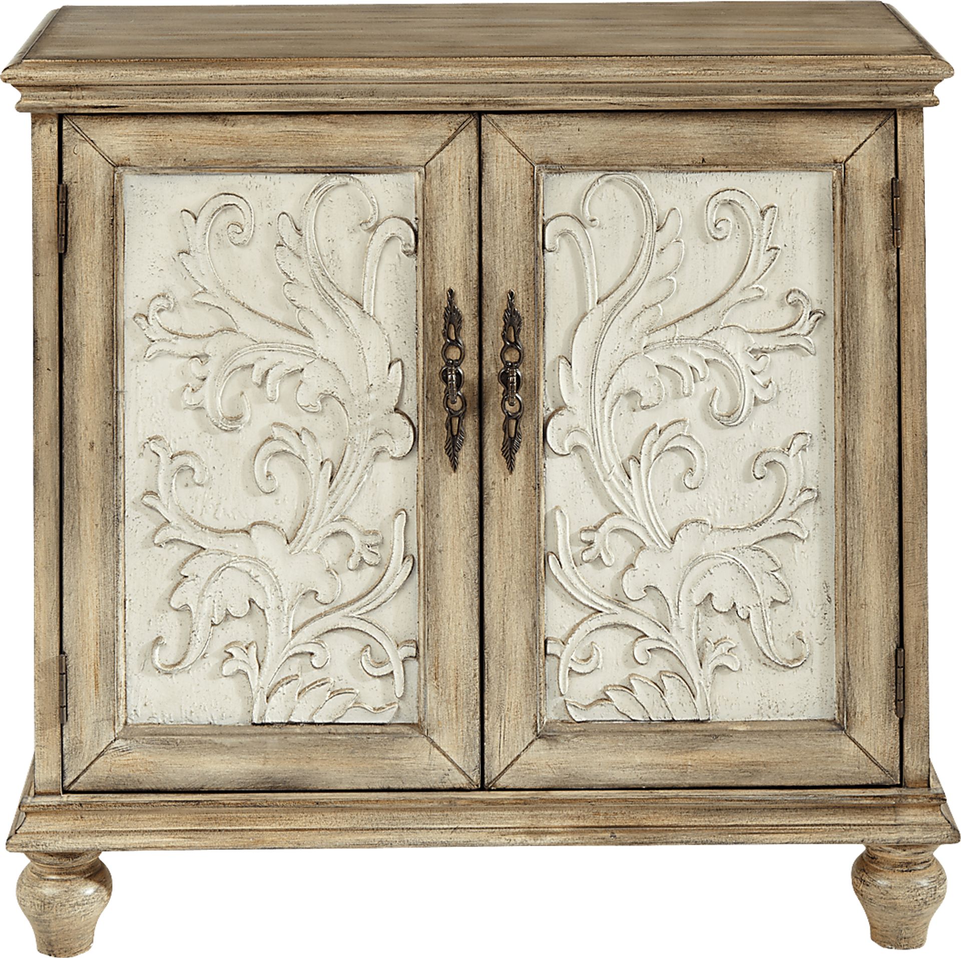 Hazzen White Accent Cabinet - Image 3