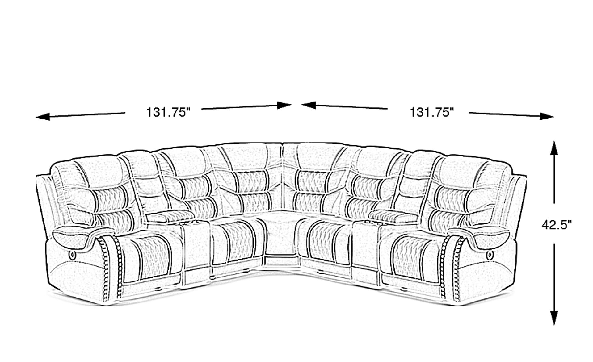 Dimension Image. Please refer to the Dimension Tab on this page for dimension details.