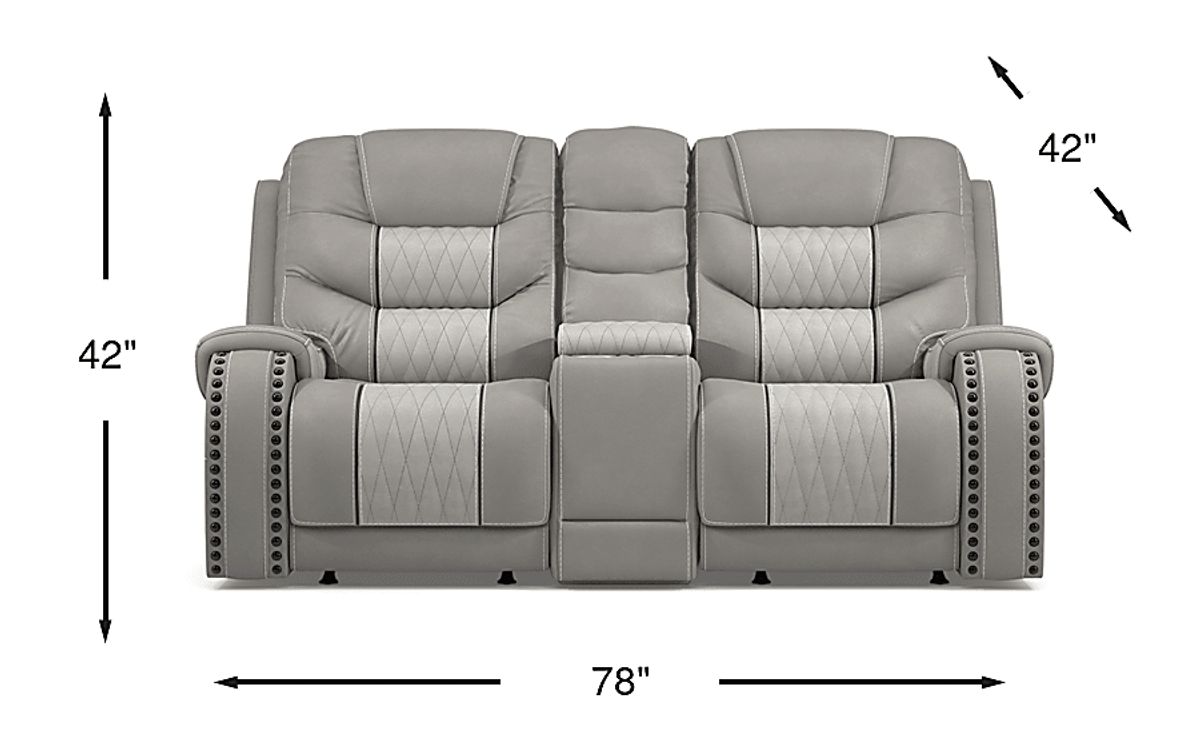 Eric Church Highway To Home Headliner Gray Leather Power Reclining
