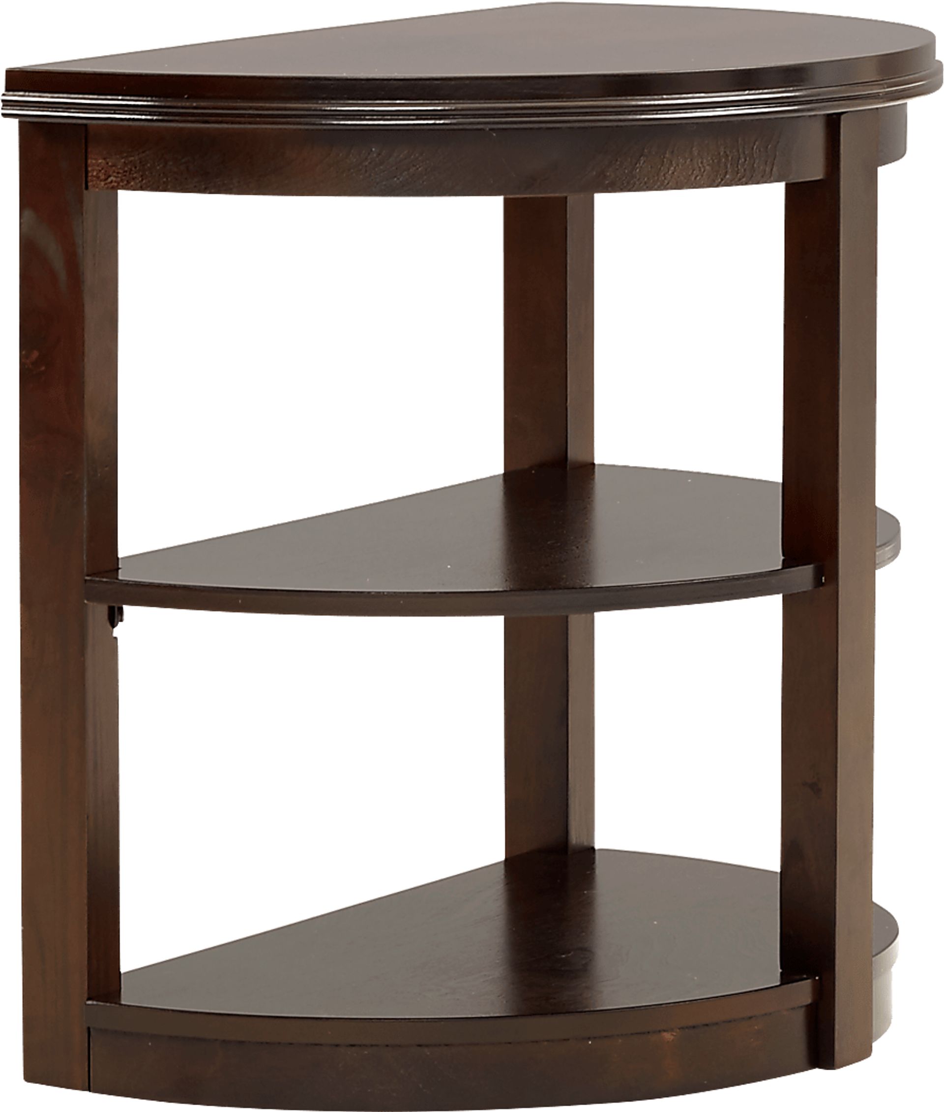Healey Brown Cherry Chairside Table - Image 1
