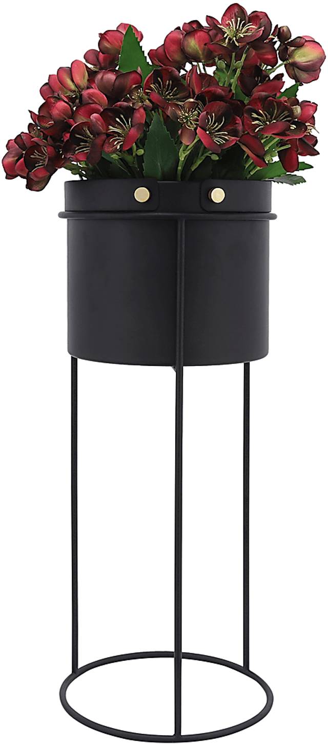 Hearnne Black Planter, Set of 2 - Thumbnail - Image 2