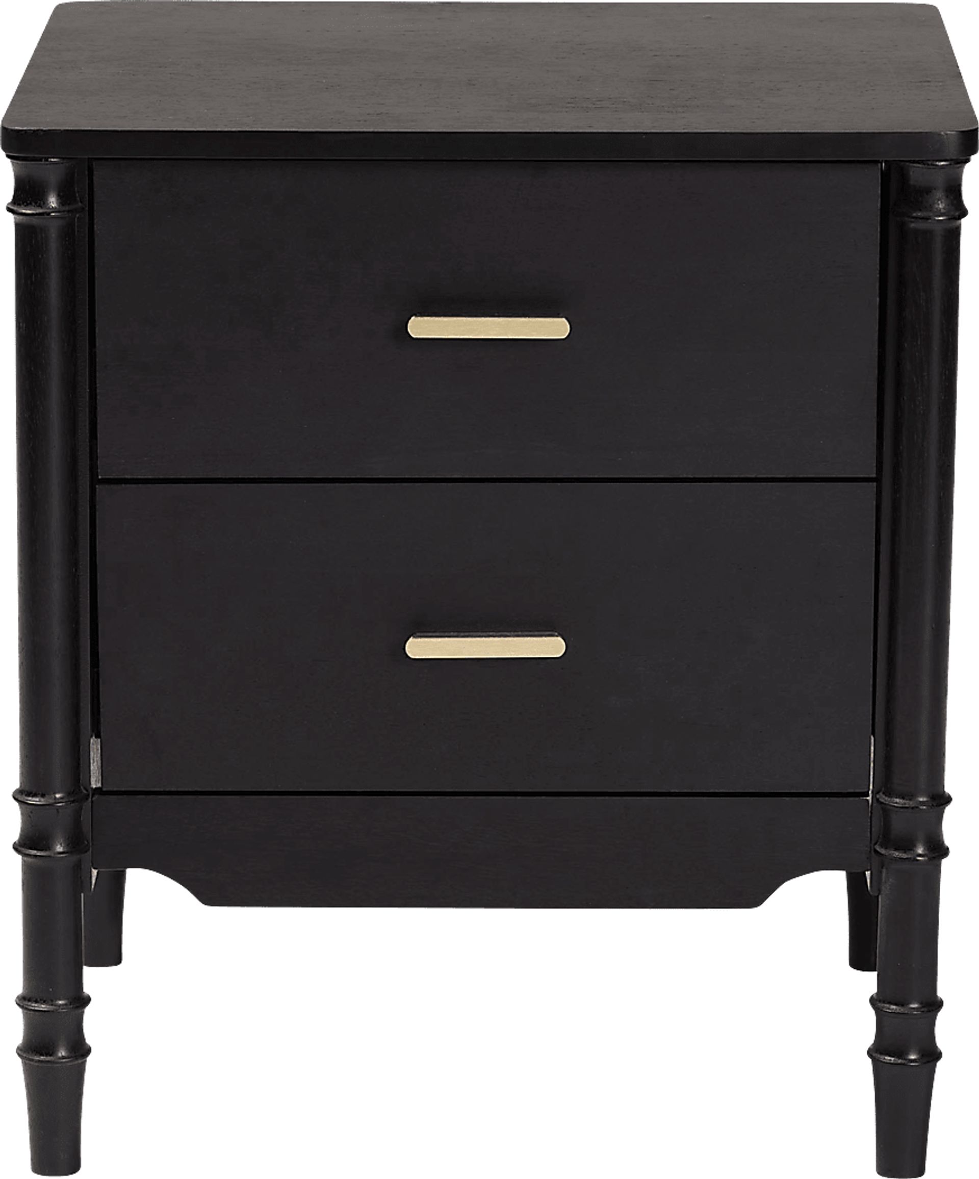 Heartsun Black Nightstand - Image 8