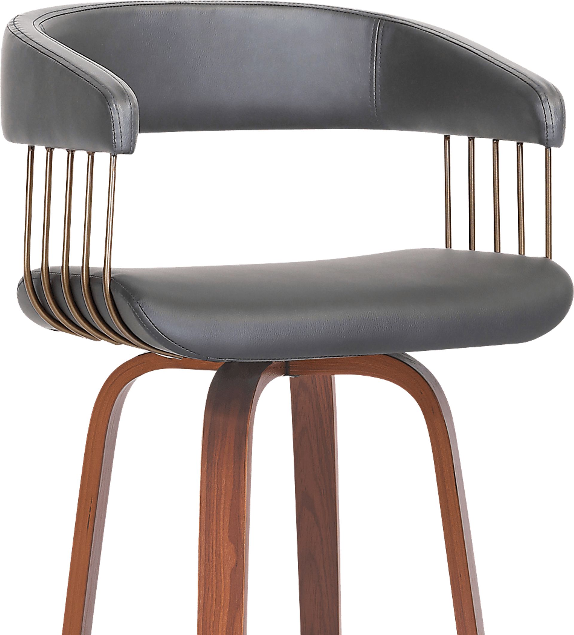 Hearttime I Gray Barstool - Image 9
