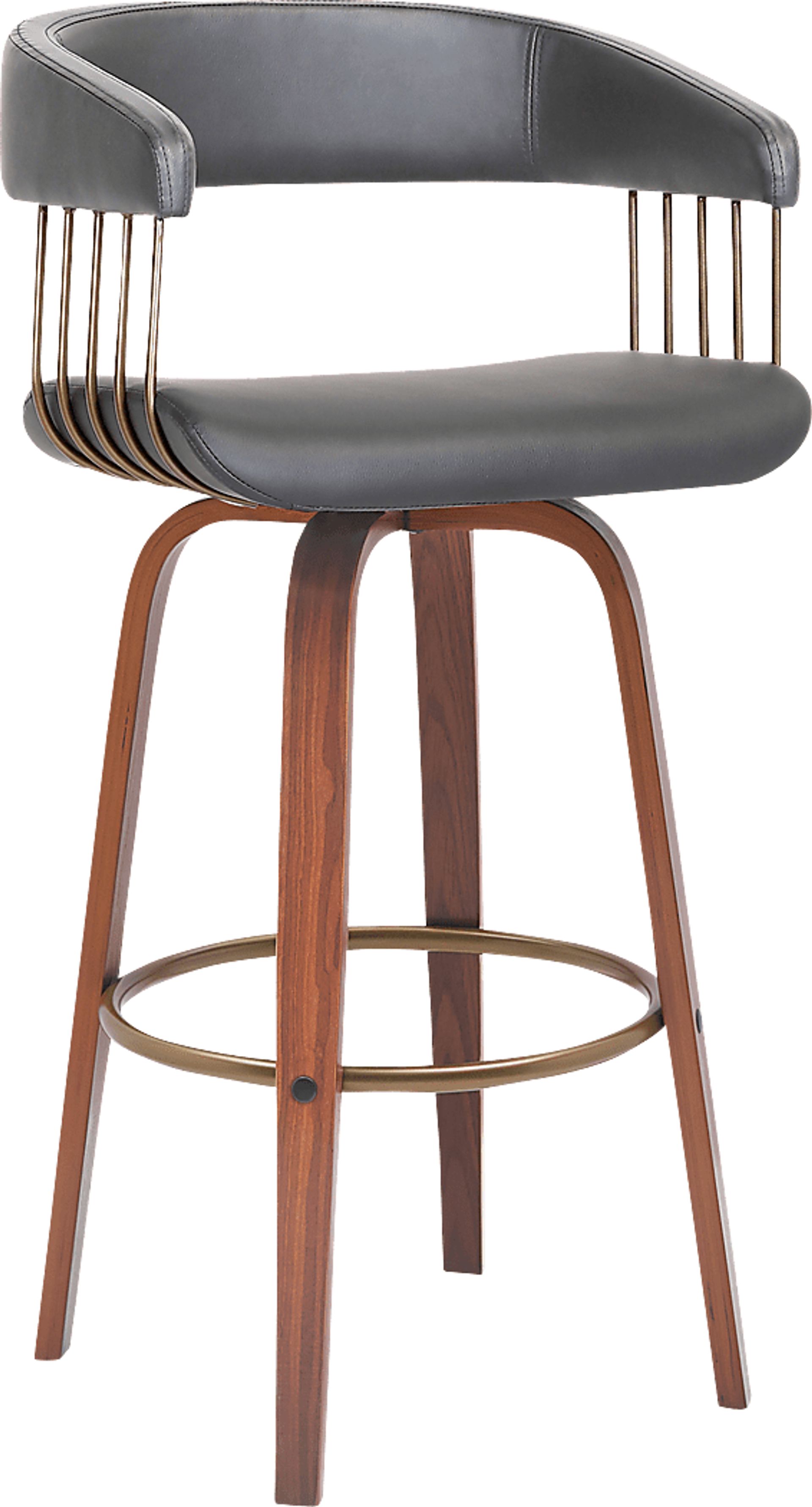 Hearttime I Gray Barstool - Image 1
