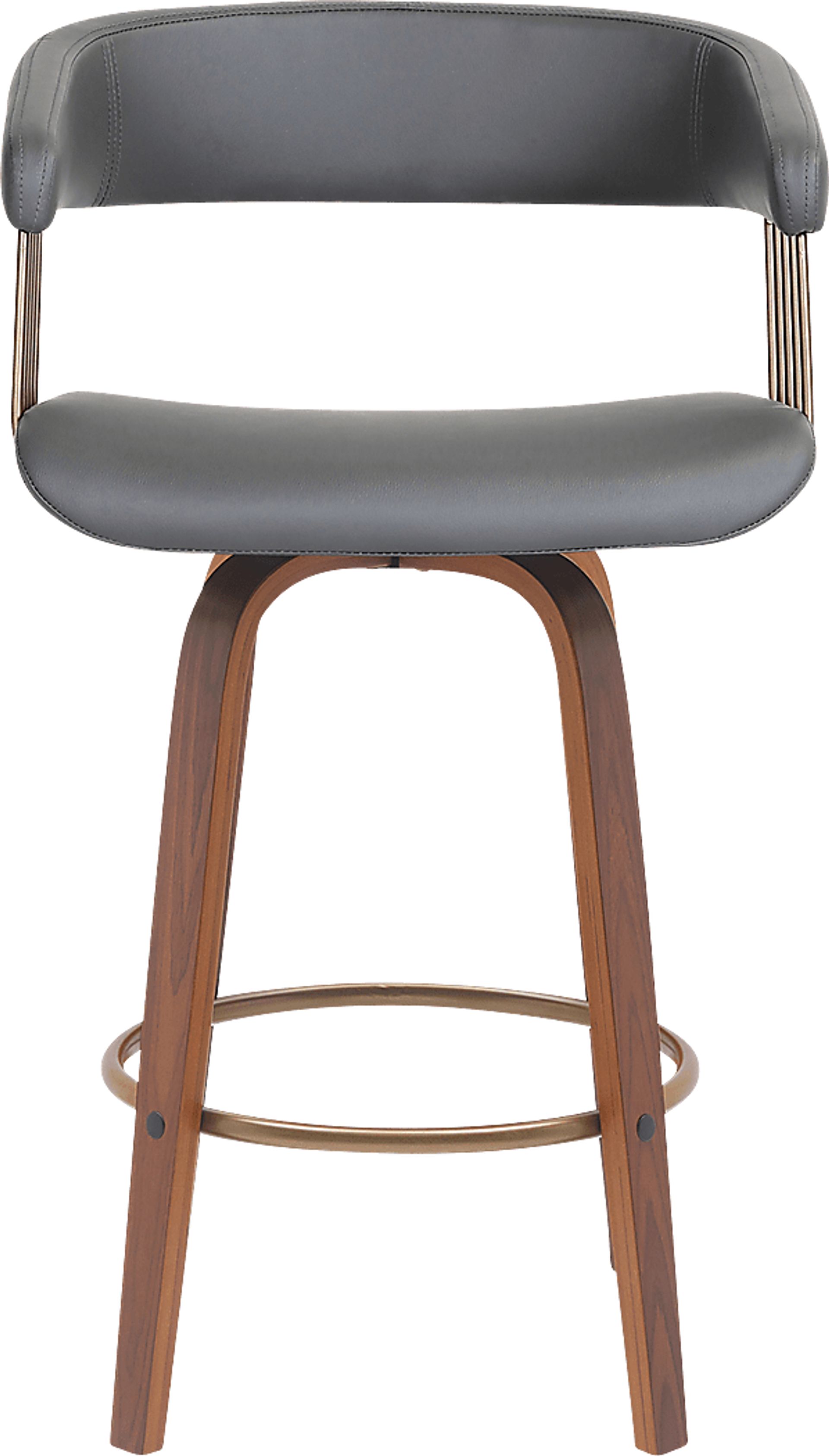 Hearttime I Gray Counter Height Stool - Image 11