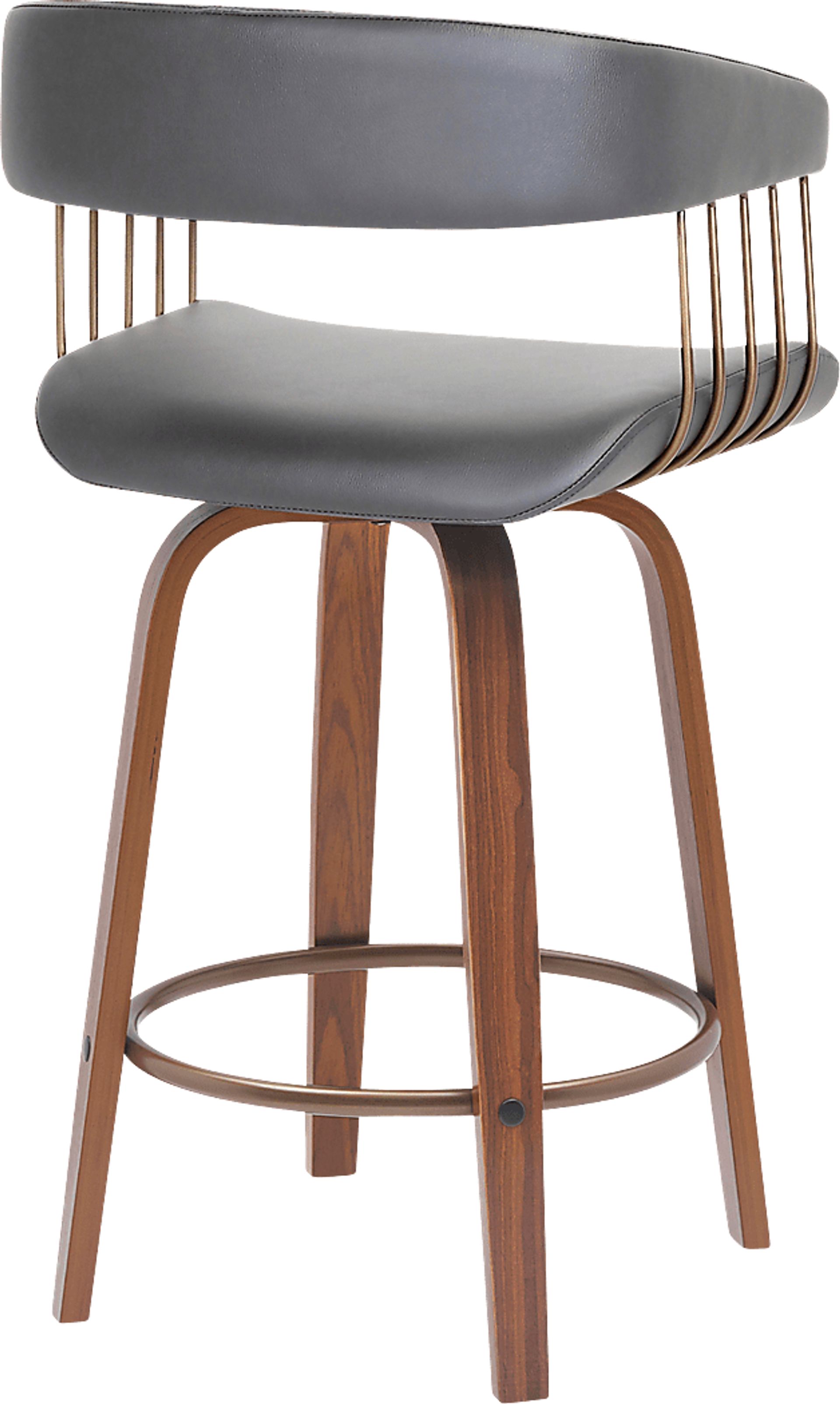 Hearttime I Gray Counter Height Stool - Image 9