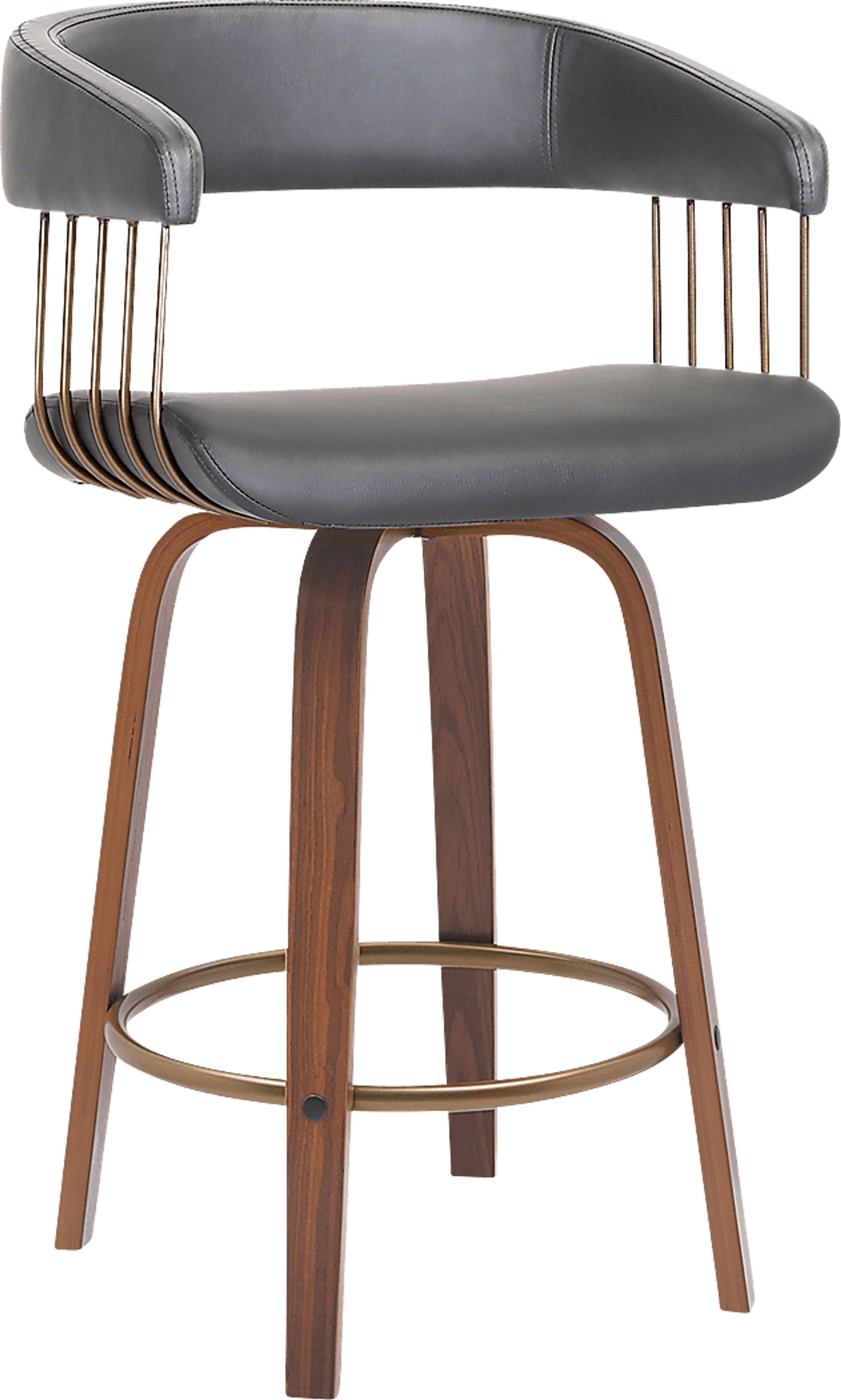 Hearttime I Gray Counter Height Stool - Image 1