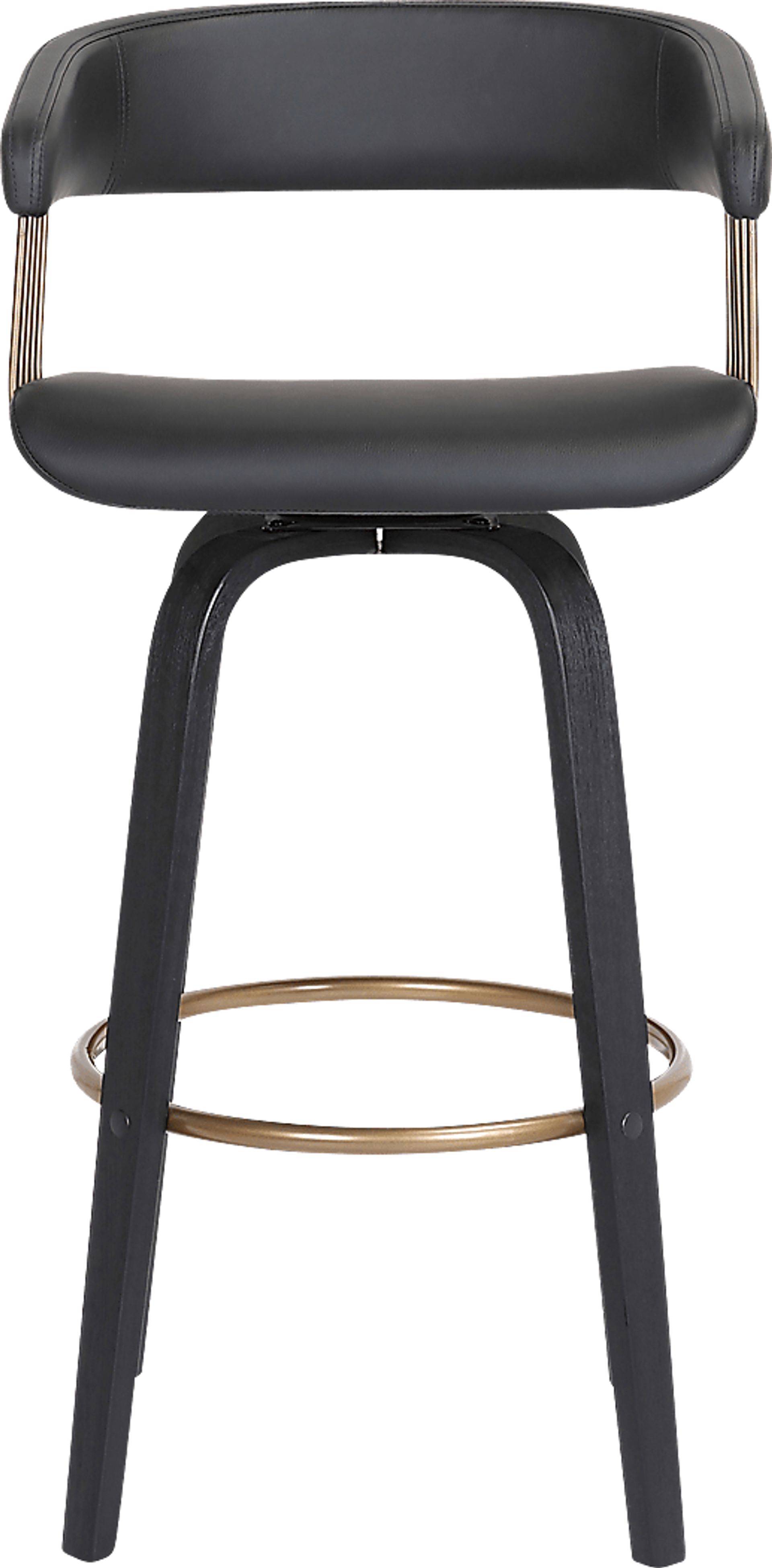 Hearttime II Black Barstool - Image 6
