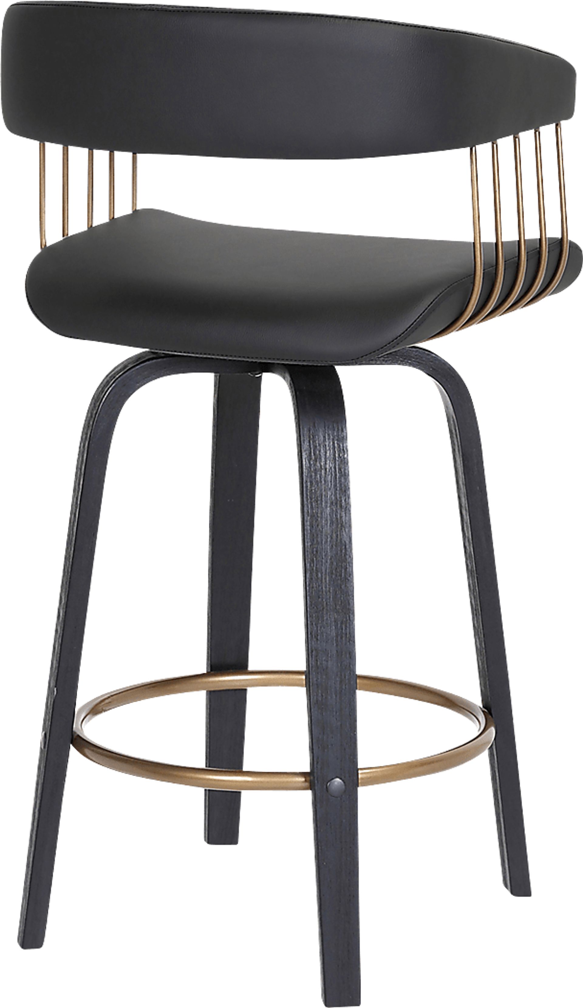 Hearttime II Black Counter Height Stool - Image 12