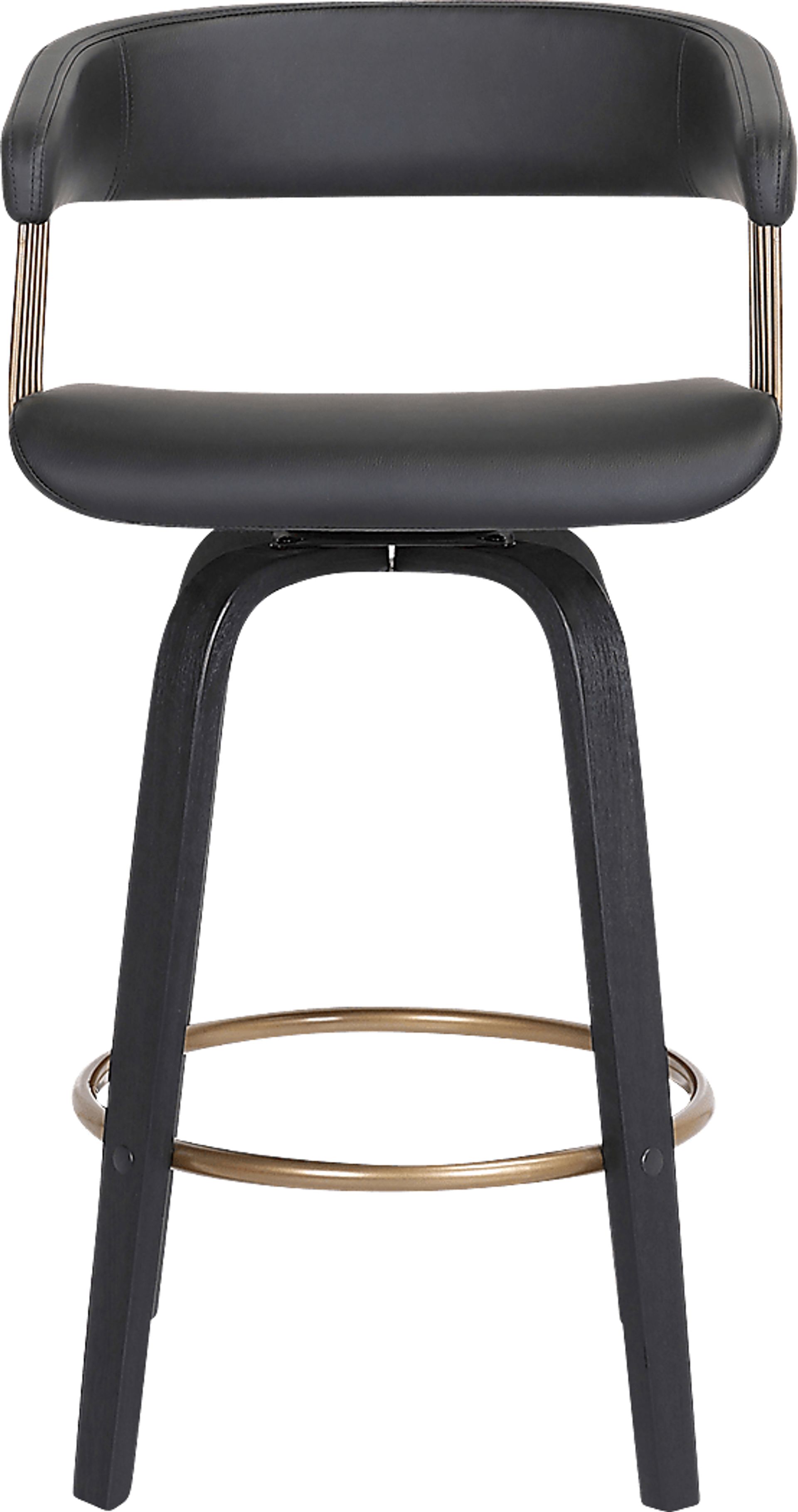 Hearttime II Black Counter Height Stool - Image 7