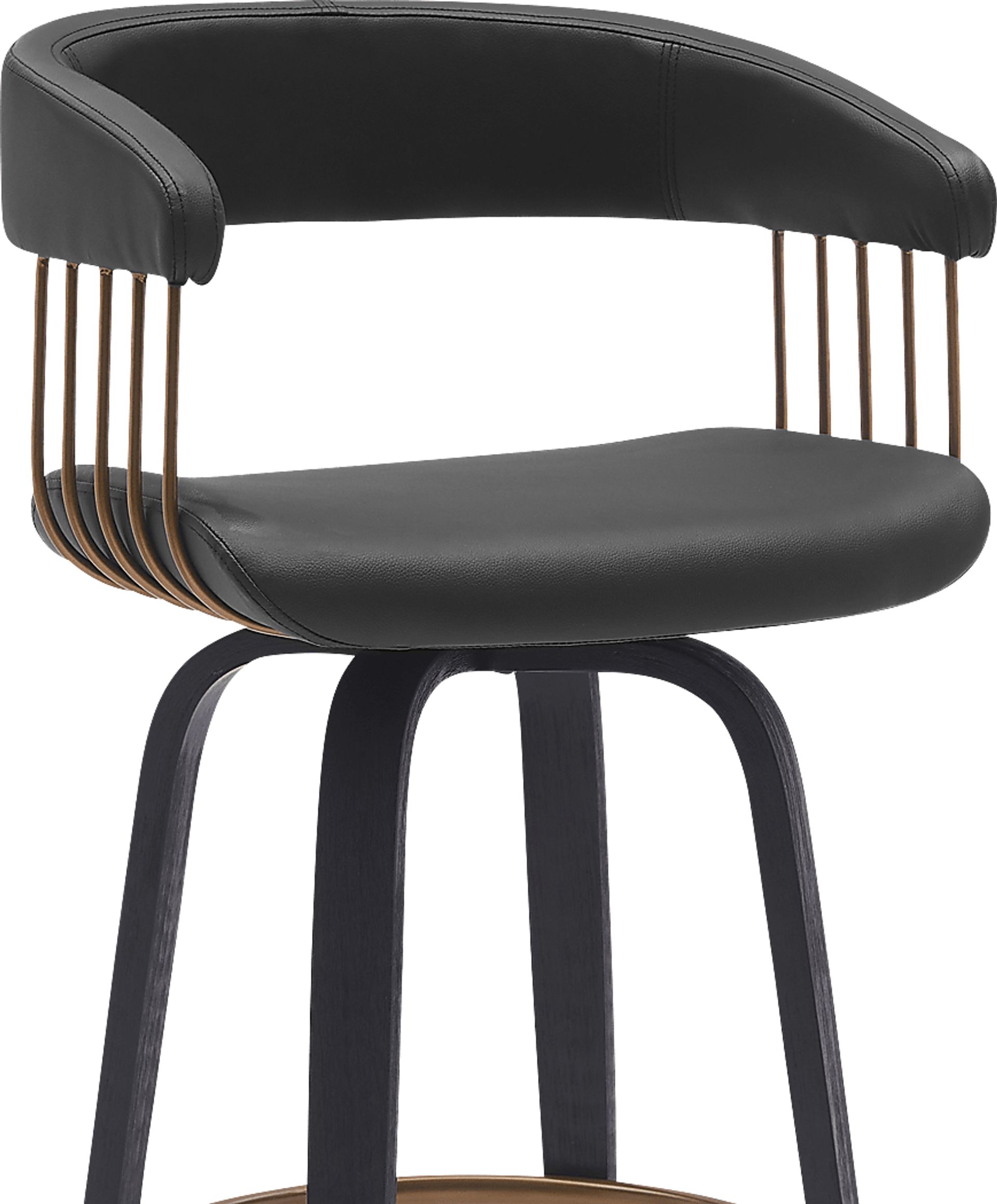 Hearttime II Black Counter Height Stool - Image 8