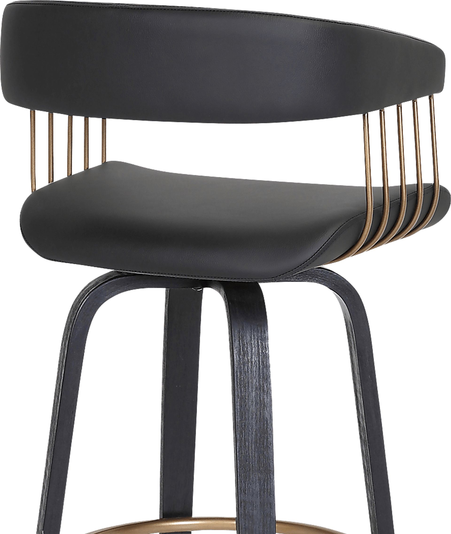 Hearttime II Black Counter Height Stool - Image 10
