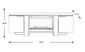 Heatherview White 70 in. Console with Electric Fireplace