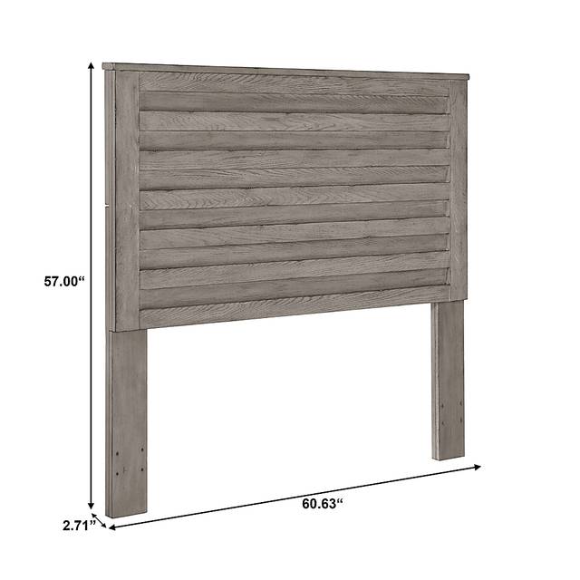 Heathmoore Gray Full/Queen Headboard - Thumbnail - Image 6