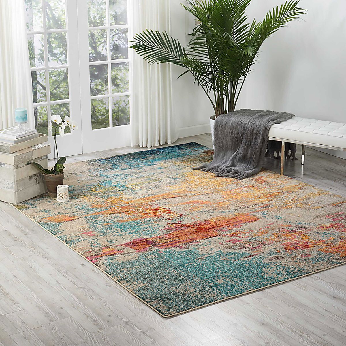 Heavenly Terrain Multi Rug | Rooms to Go