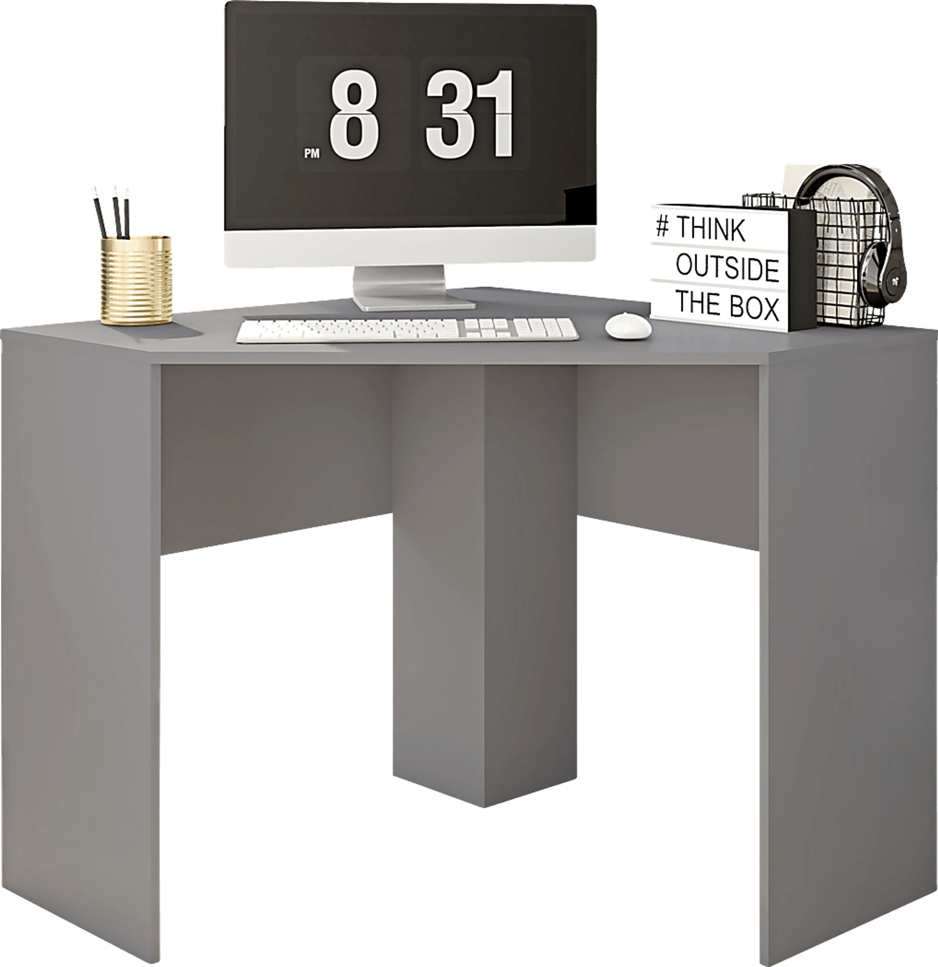 Hebard Gray Desk - Image 3