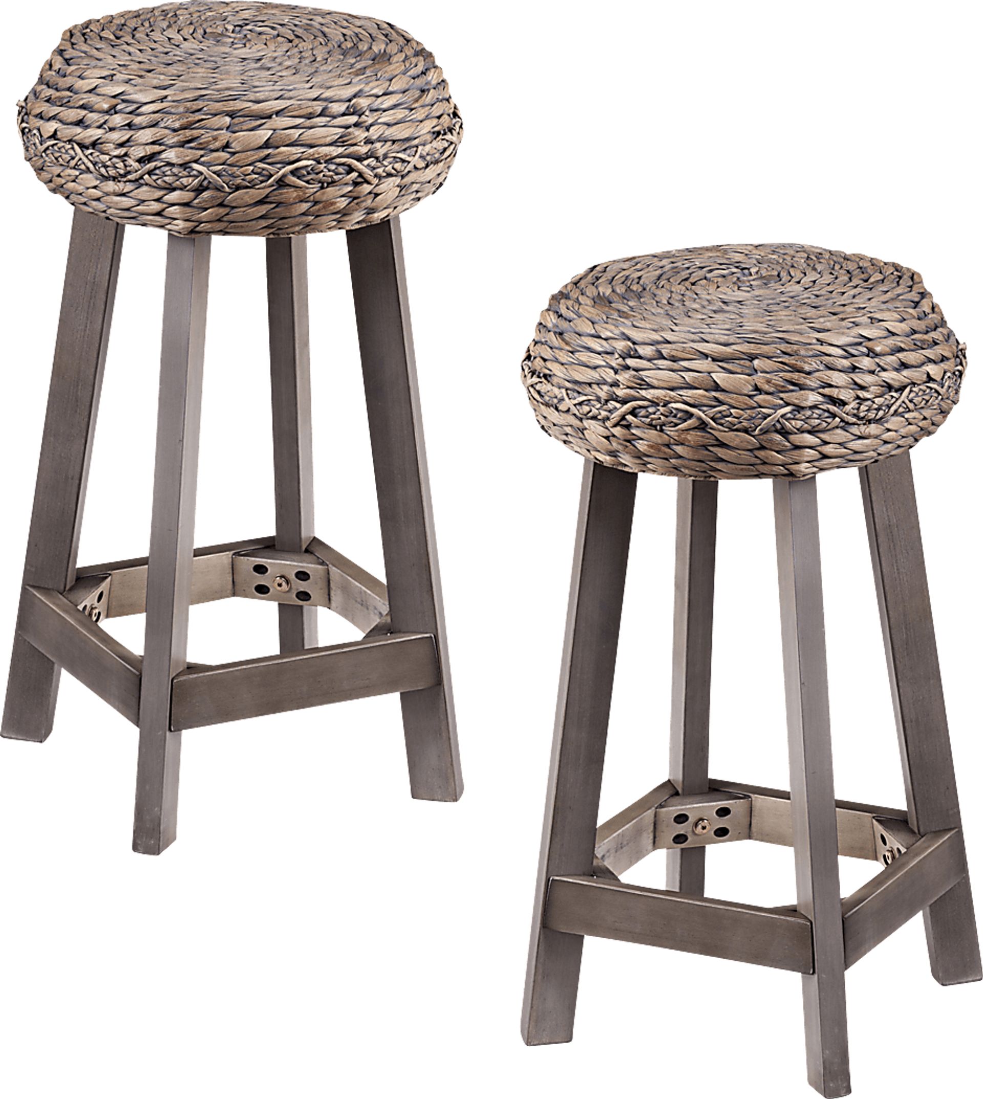 Hebberg Brown Counter Height Stool, Set of 2 - Image 1
