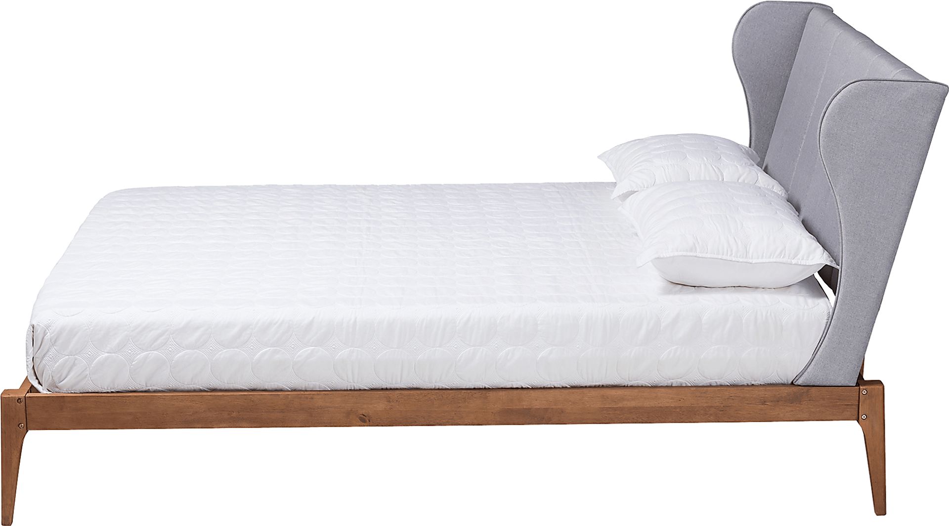 Hebbron Light Gray Queen Bed - Image 4