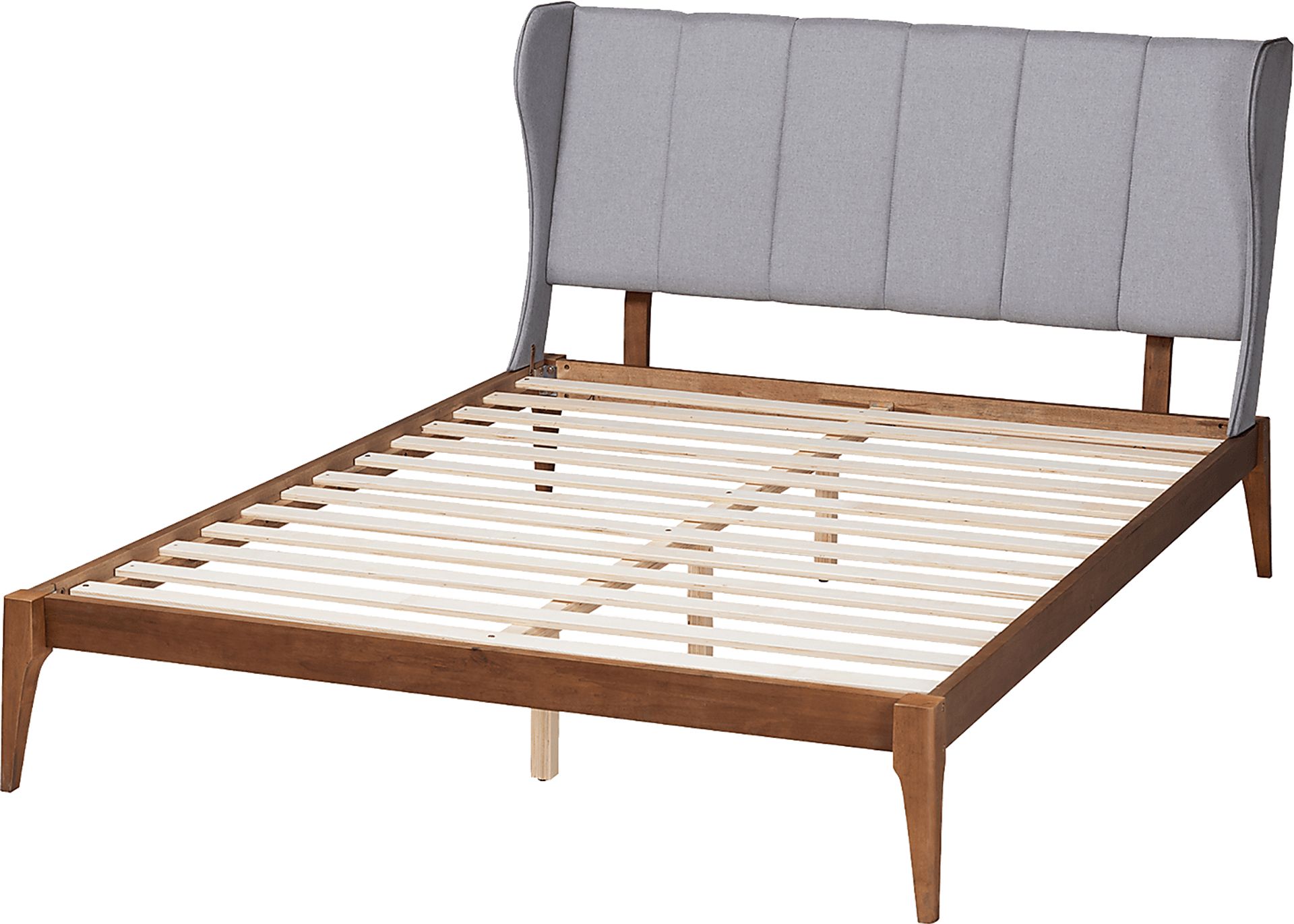 Hebbron Light Gray Queen Bed - Image 5