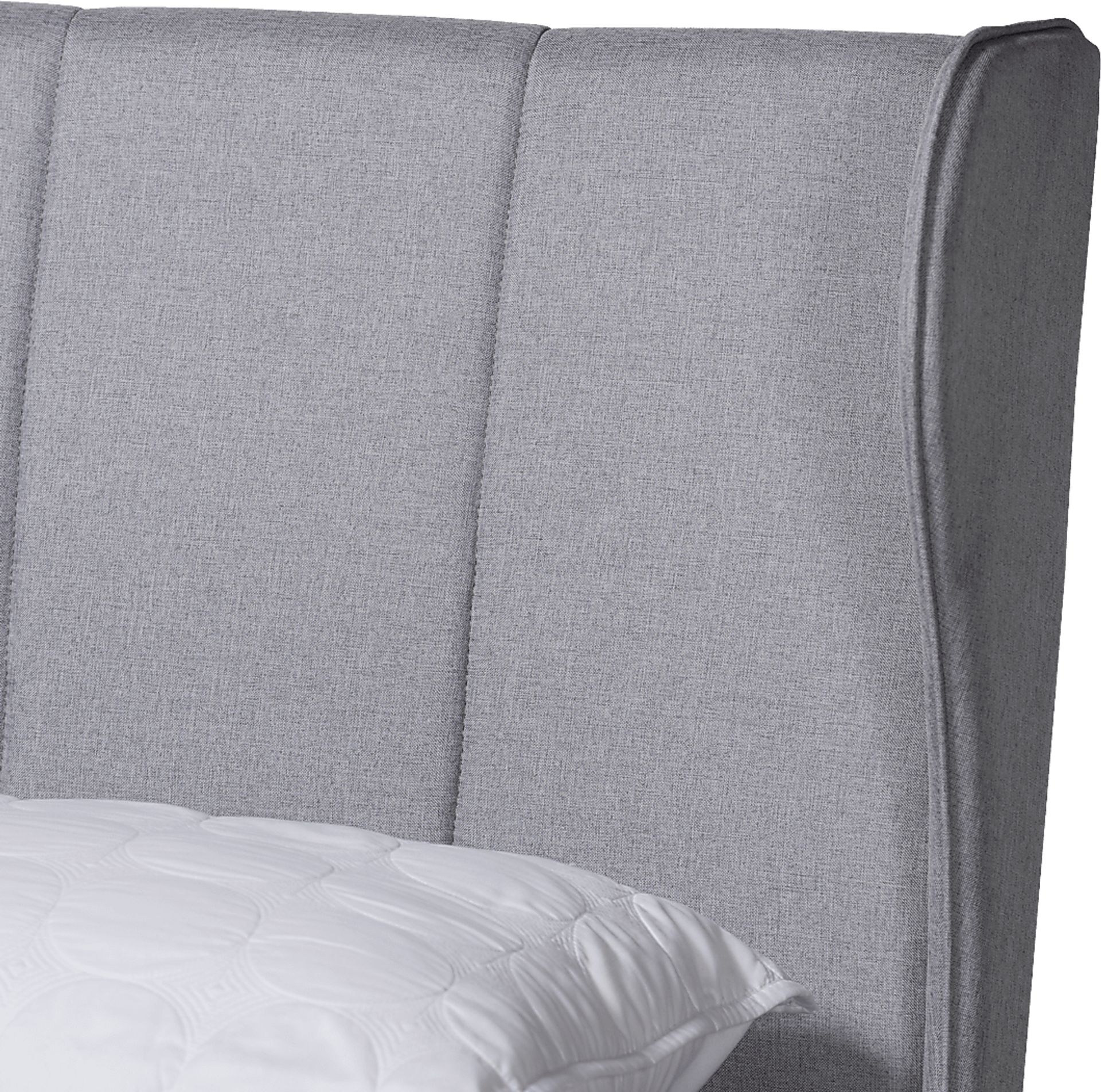 Hebbron Light Gray Queen Bed - Image 6