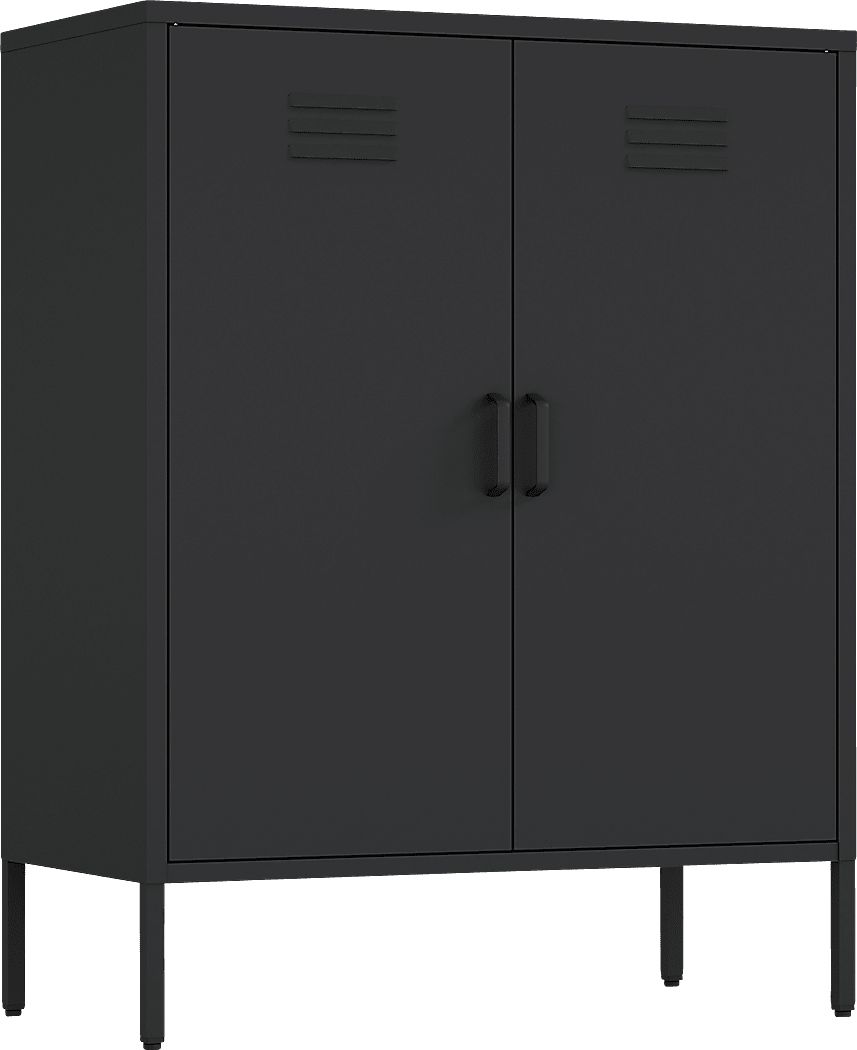 Hebnigan Black Accent Cabinet
