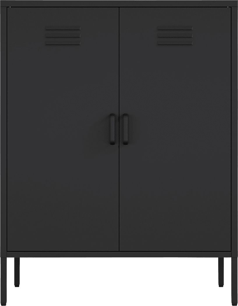 Hebnigan Black Accent Cabinet
