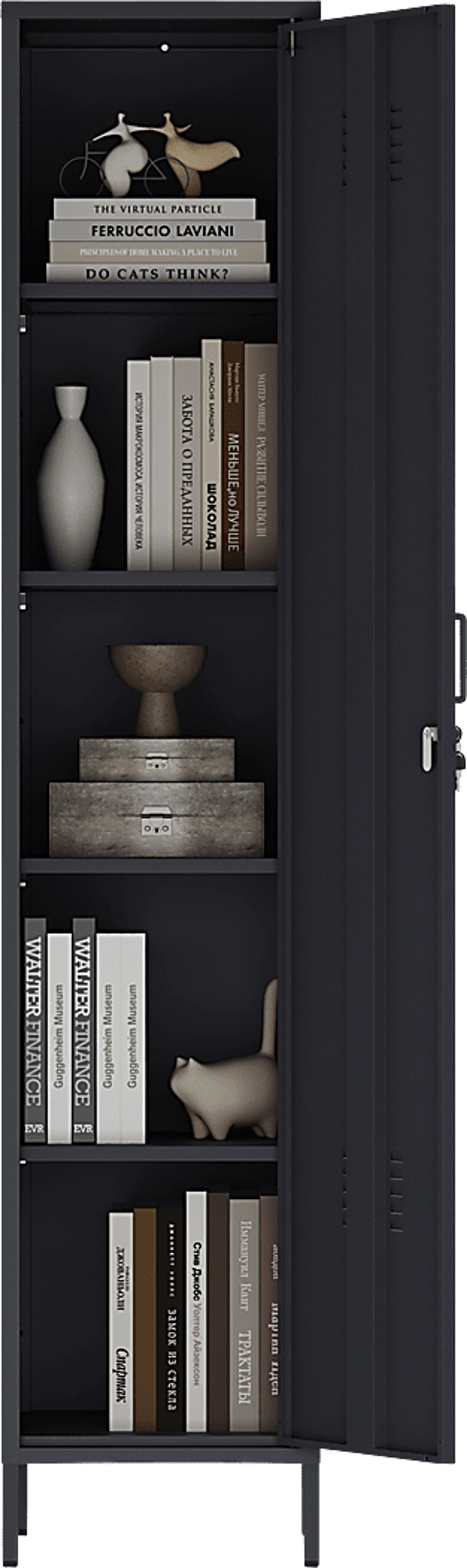 Hebnigan Black Storage Cabinet - Image 6