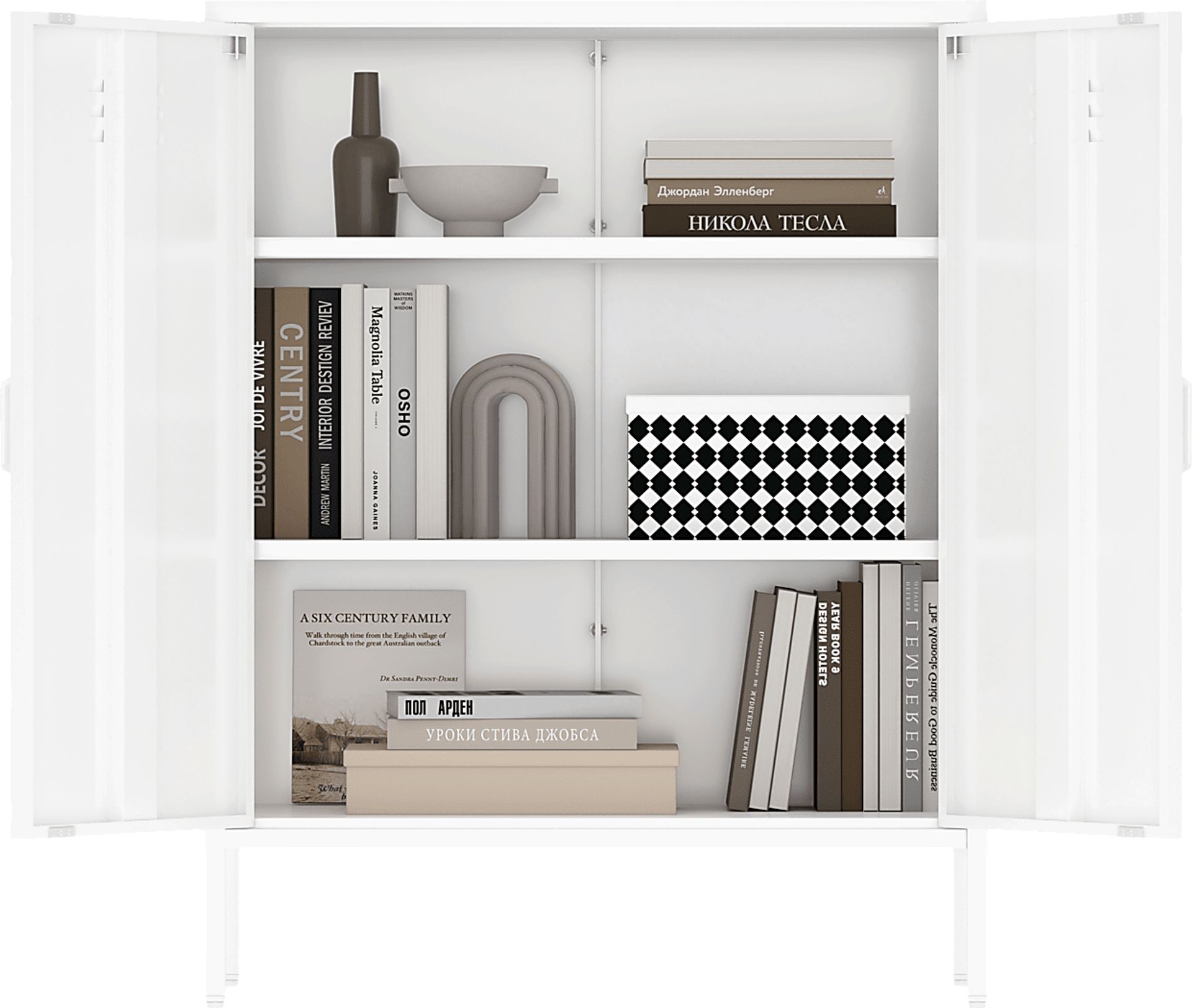 Hebnigan White Accent Cabinet - Image 8