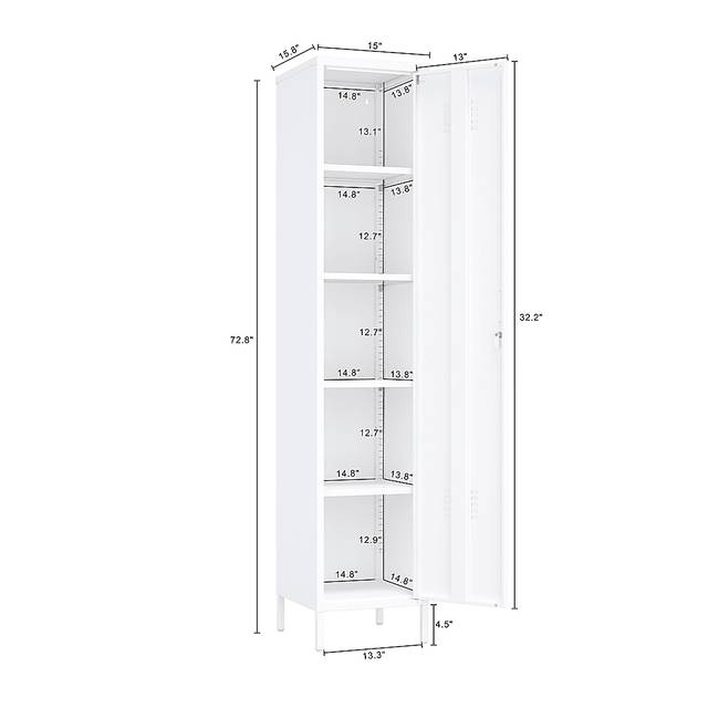 Hebnigan White Storage Cabinet - Thumbnail - Image 5