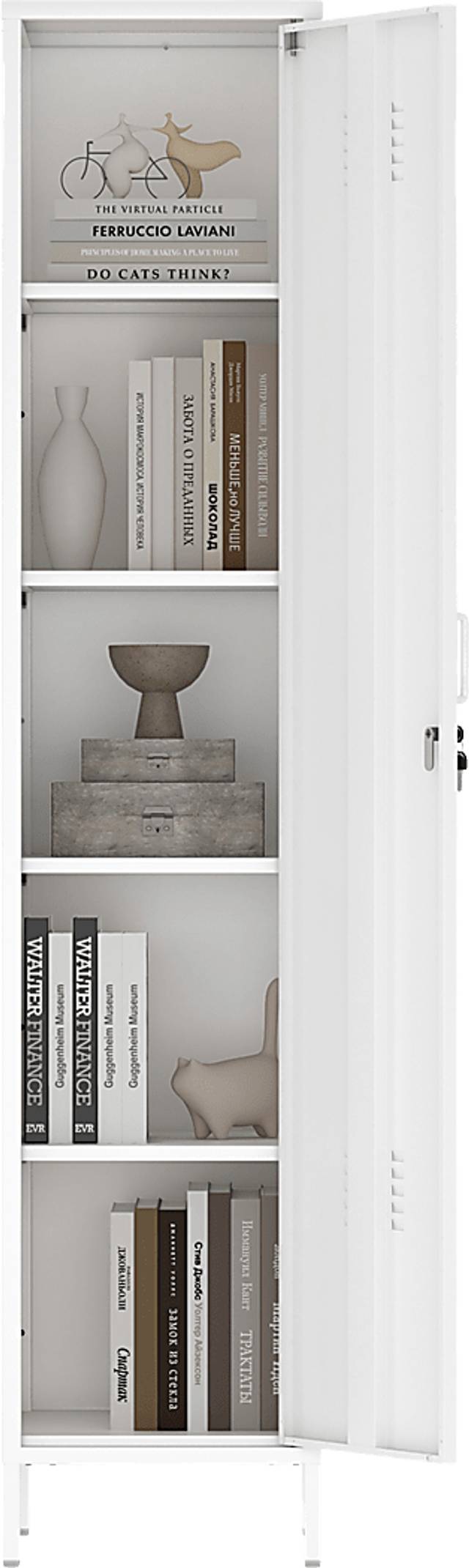 Hebnigan White Storage Cabinet - Thumbnail - Image 7