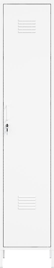 Hebnigan White Storage Cabinet