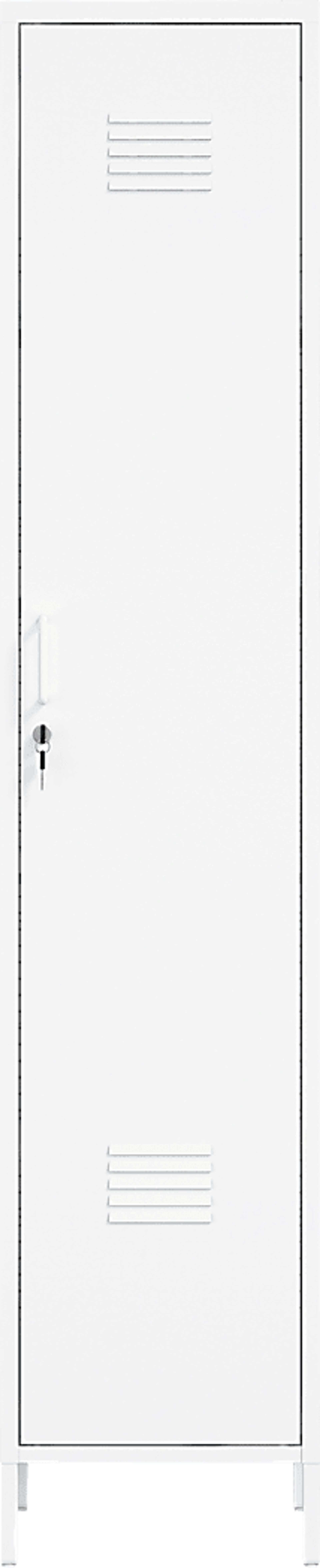 Hebnigan White Storage Cabinet - Image 1