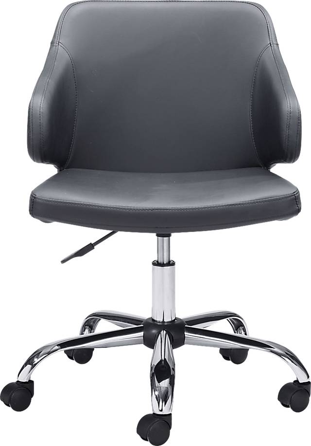 Heckney Black Office Chair - Thumbnail - Image 3