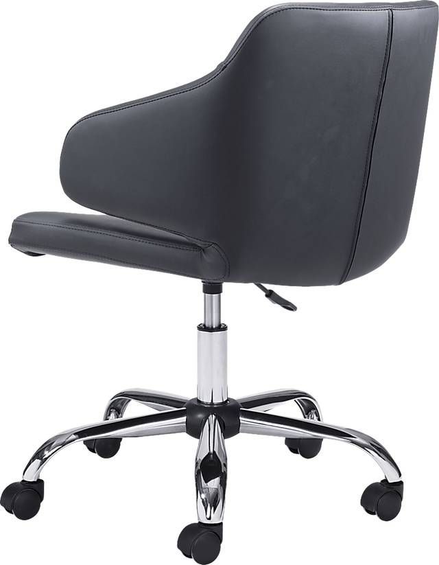 Heckney Black Office Chair - Thumbnail - Image 5