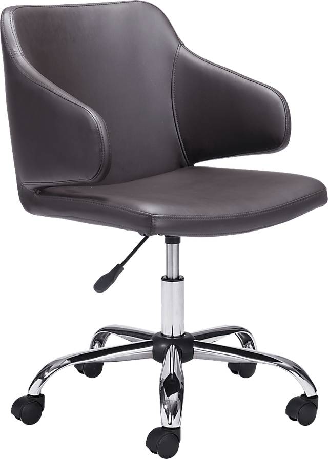Heckney Brown Office Chair - Thumbnail - Image 1