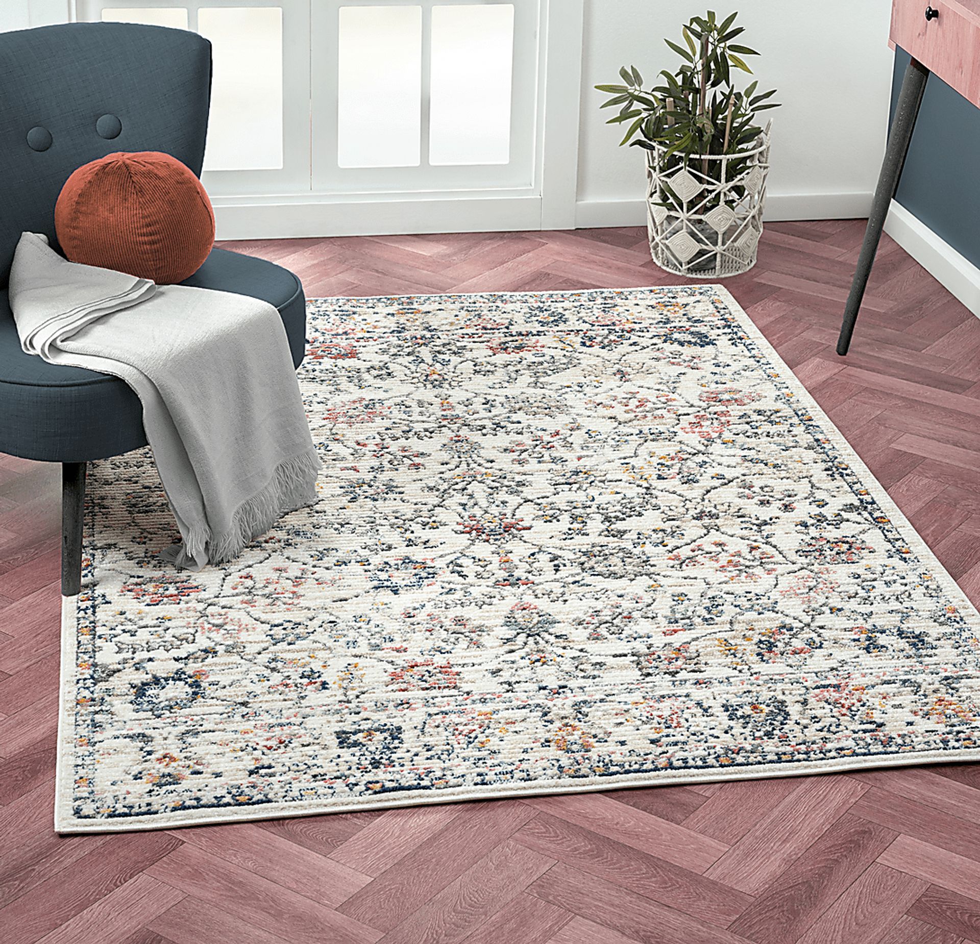 Hedgewood Multi 5' x 7' Rug - Image 2