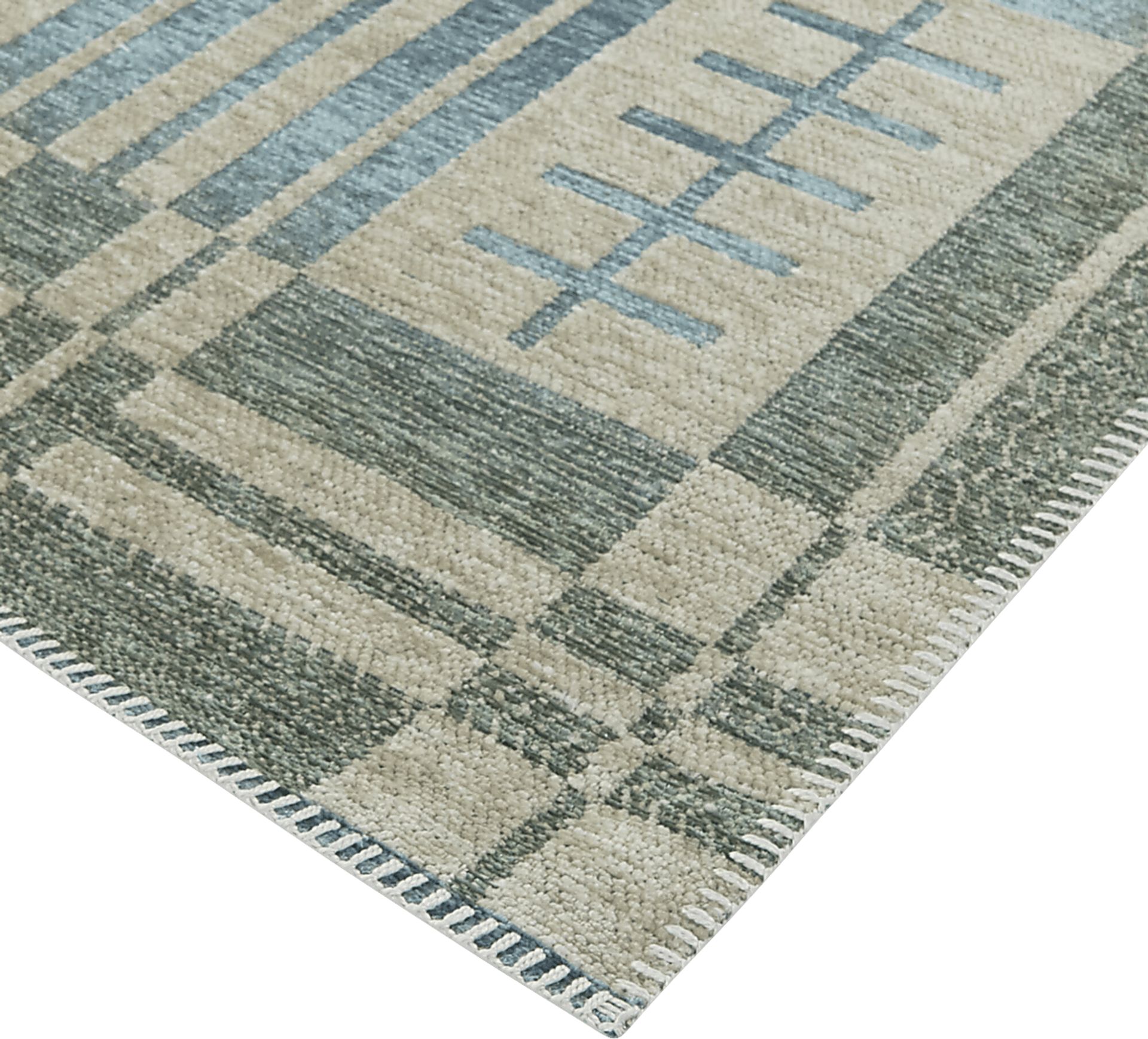 Hedis Blue 5'3 x 7' Rug - Image 4