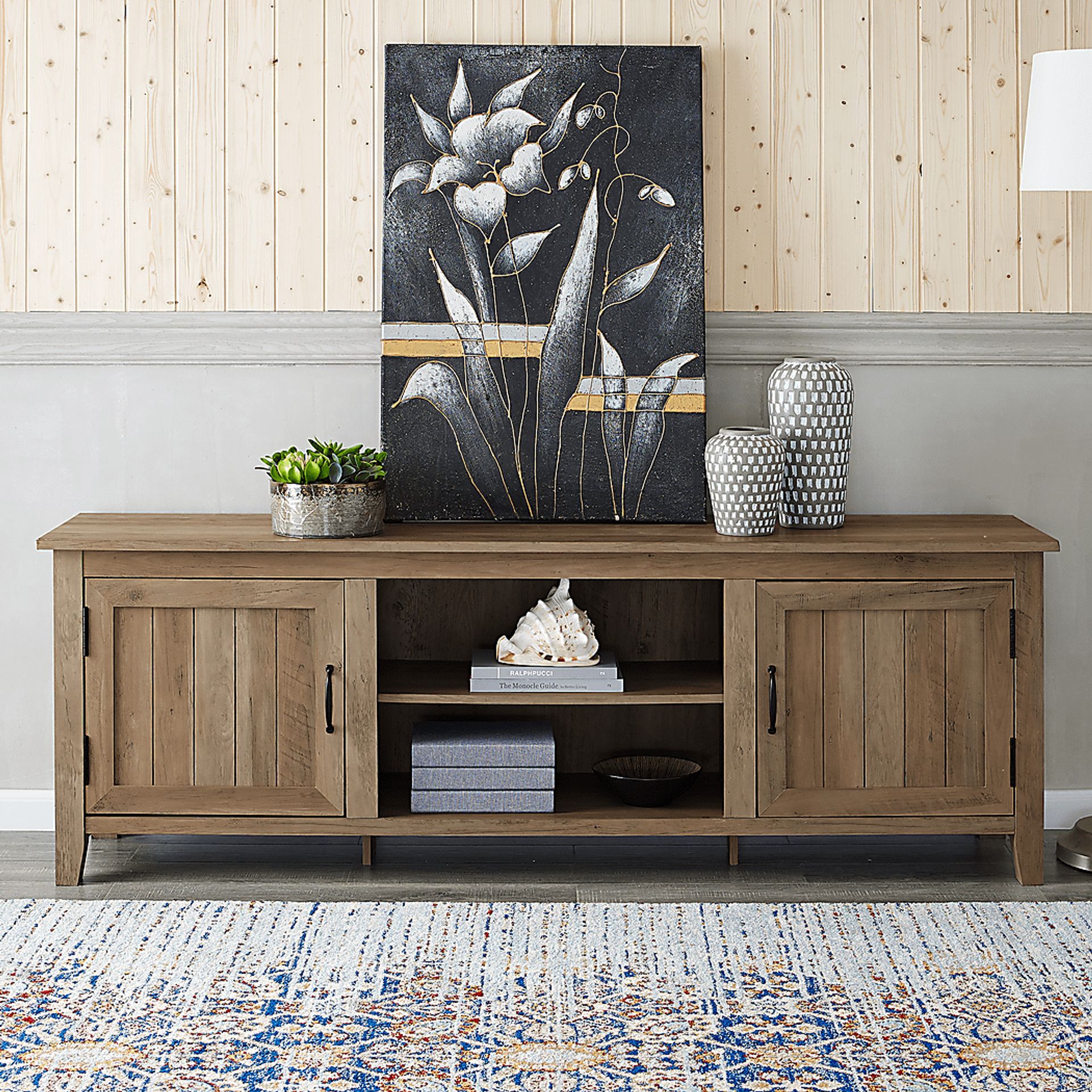 Hefley Oak 70 in. Console - Image 4