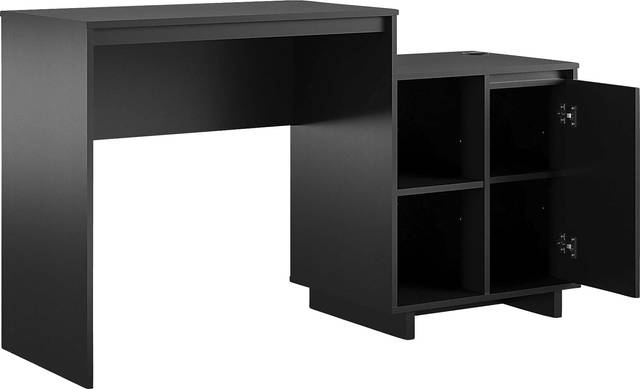 Hegbald Black Desk - Thumbnail - Image 9