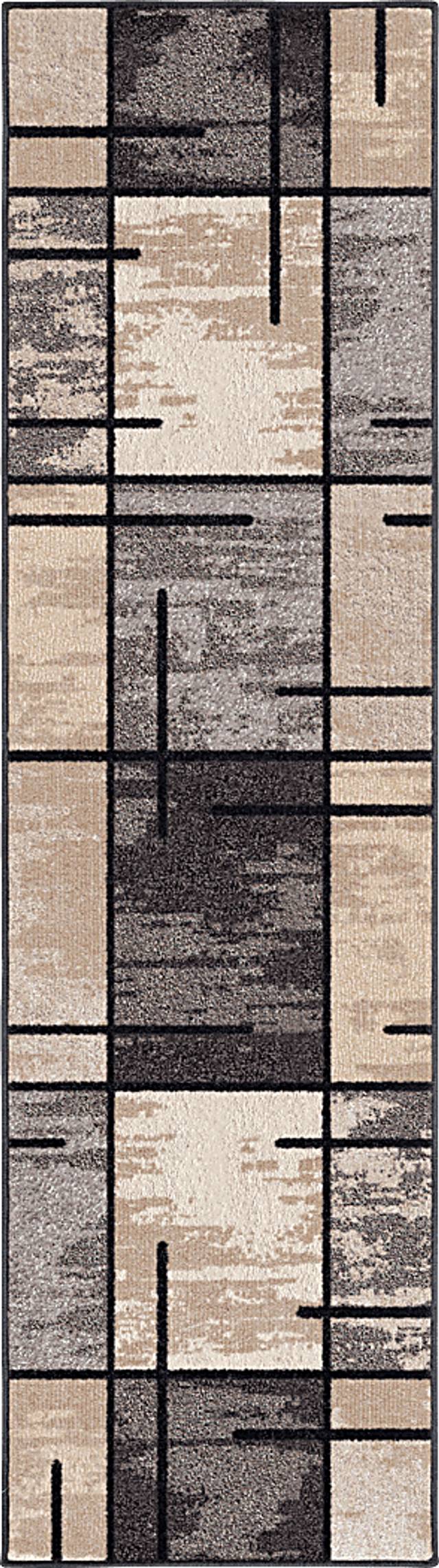 Heida Gray 1'11 x 7'6 Runner Rug - Thumbnail - Image 1