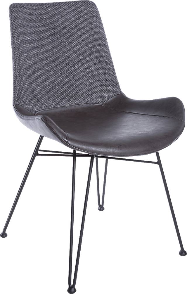 Heidiway Dark Gray Side Chair, Set of 2 - Thumbnail - Image 2