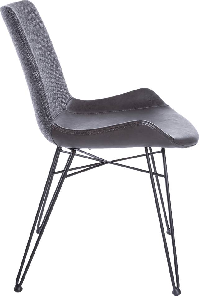Heidiway Dark Gray Side Chair, Set of 2 - Thumbnail - Image 3